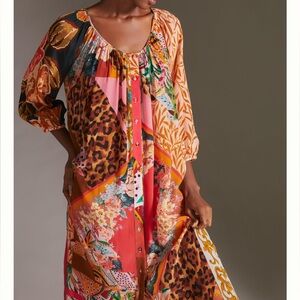 Geisha Designs | Collage floral animal print Dress